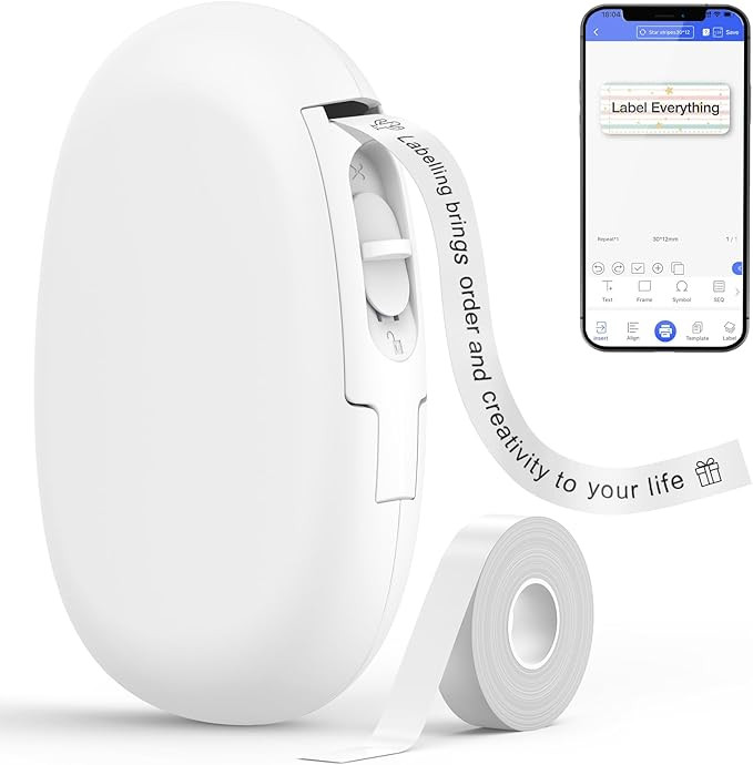 SUPVAN Label Makers E10 Mini Bluetooth Label Printer Wireless Labeler Label Maker Machine Multipl... | Amazon (US)