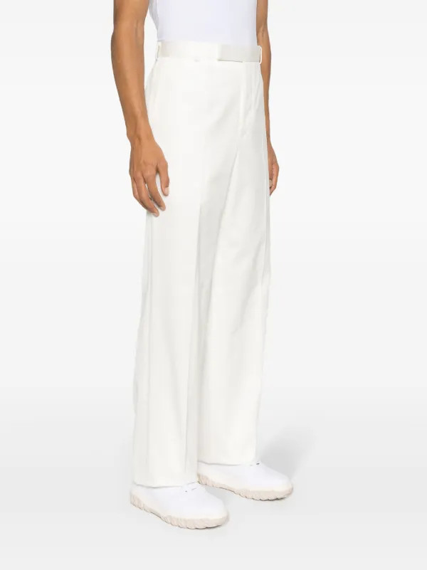 Thom Browne straight-leg Cotton Tousers | Neutrals | FARFETCH | Farfetch Global