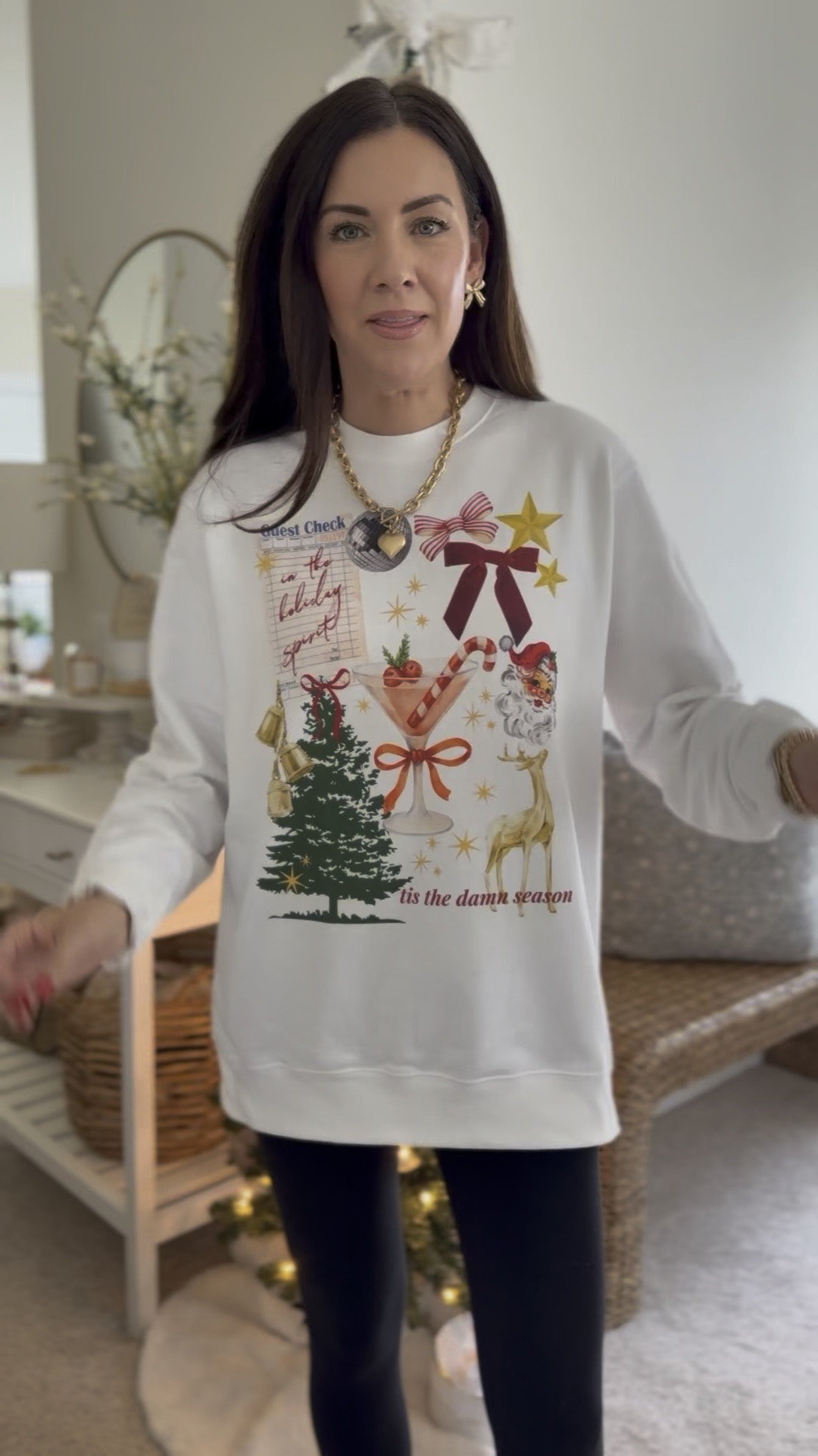 Amazon holiday pullover that looks like it would be from a high-end boutique!! wearing a medium

#LTKGiftGuide #LTKFindsUnder50 #LTKHoliday