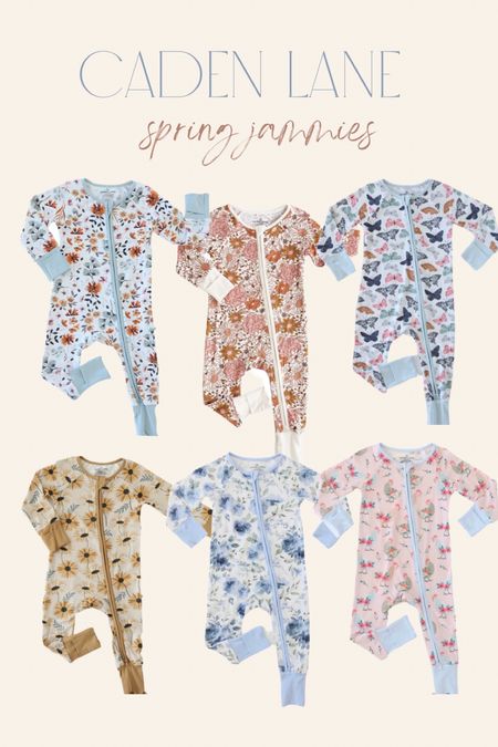 CADEN LANE SPRING JAMMIES! USE CODE “LUCKY20” for 20% off SITEWIDE today! #cadenlane #cadenlanesale #cadenlanebaby #bamboopjs #bamboobaby #bamboopajamas