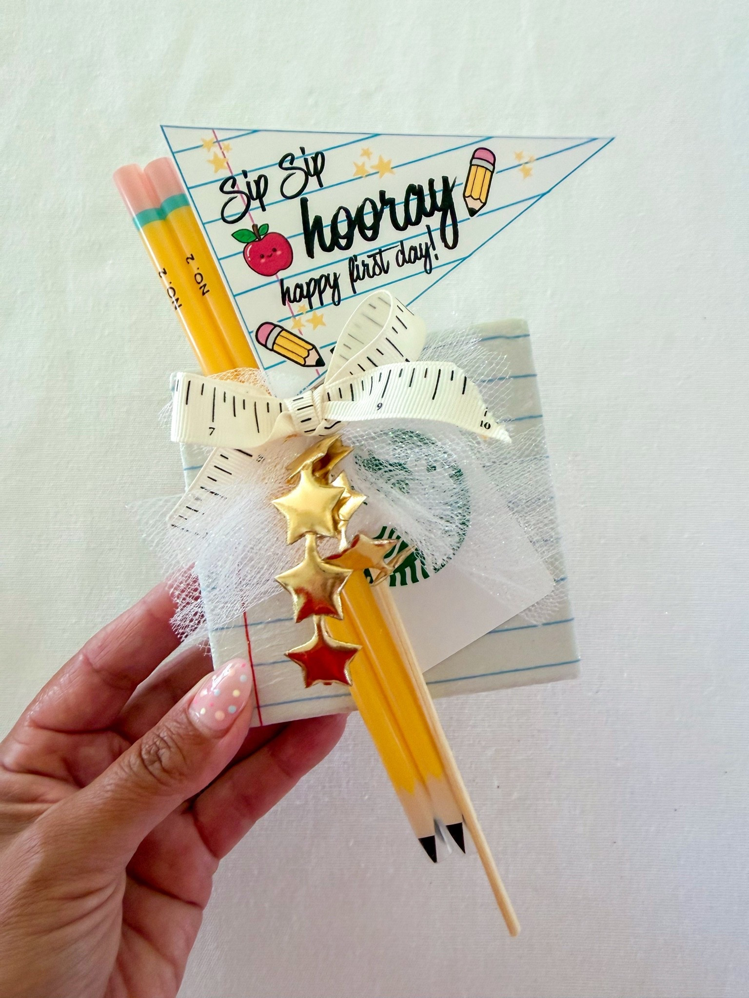 Cutest drink themed gift for teacher for back to school