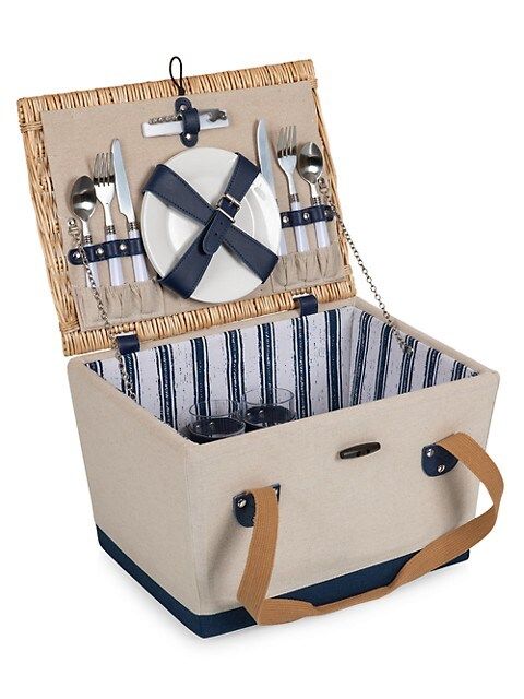 Boardwalk 12-Piece Picnic Basket Set | Saks Fifth Avenue