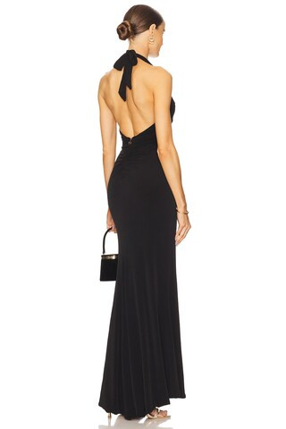 x REVOLVE Illegal Halter Gown in Black | Revolve Clothing (Global)