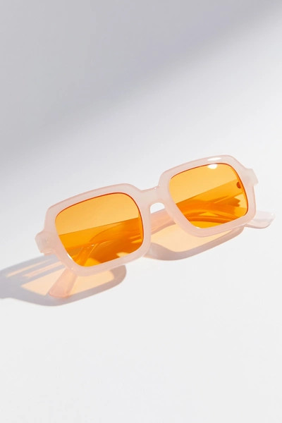 Jojo Translucent Rectangle Sunglasses | Urban Outfitters (US and RoW)