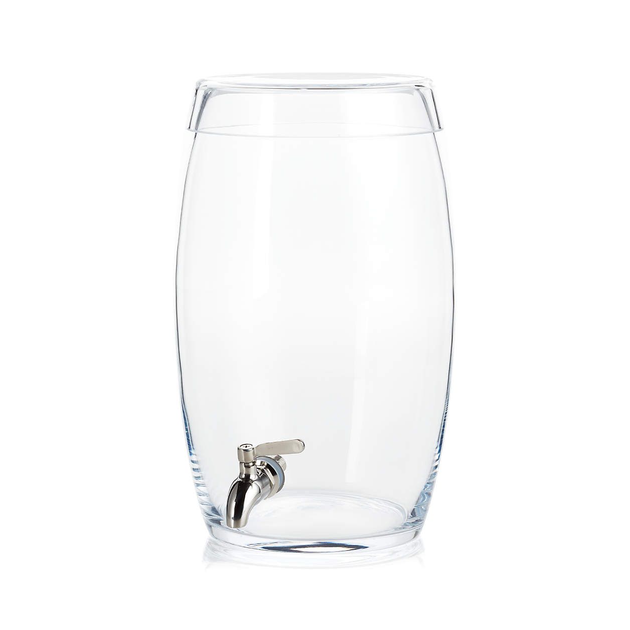 Marin Oregon Glass Drink Dispenser + Reviews | Crate & Barrel | Crate & Barrel