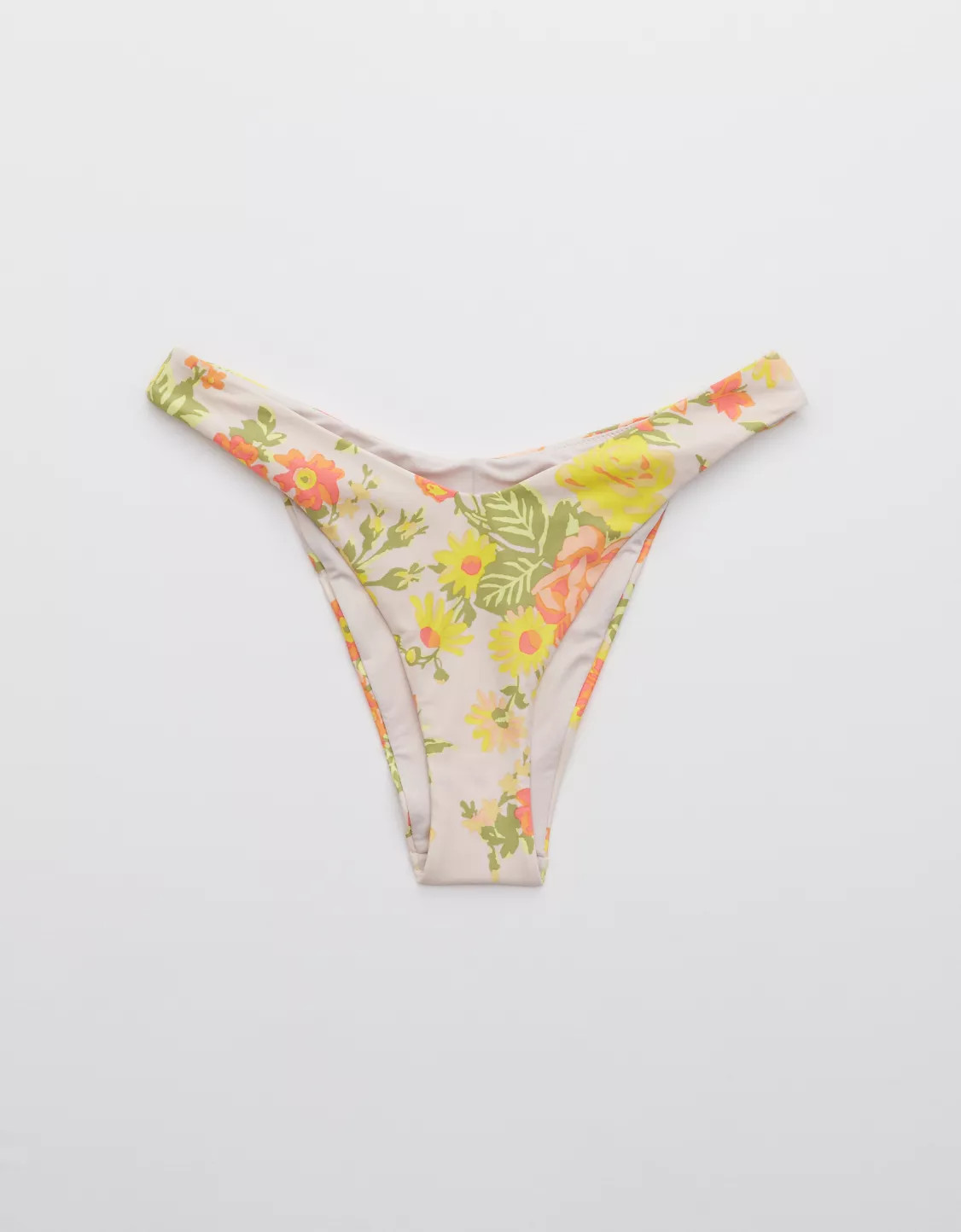 Aerie Printed Super High Cut Cheekiest Bikini Bottom | American Eagle Outfitters (US & CA)