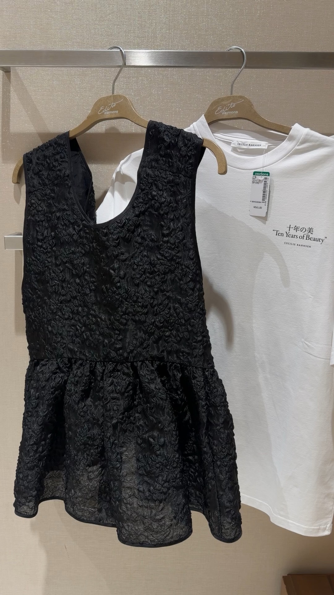 Some picks from Cecilie Bahnsen. The black CBCora top is on sale, while the white graphic t-shirt is limited edition. Both from Simon’s.

#LTKsale #LTKcanada #LTKsummer