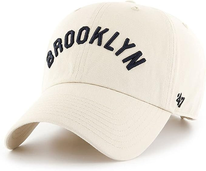 LOS ANGELES DODGERS COOPERSTOWN SCRIPT '47 CLEAN UP OSF / NATURAL | Amazon (US)