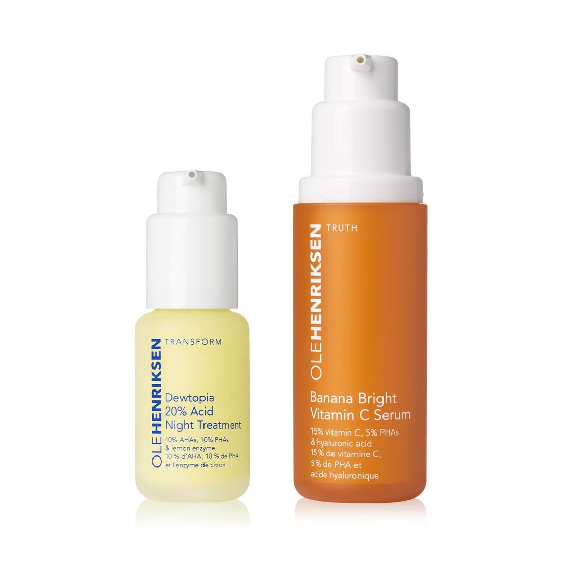 Day Bright & Smooth Night Vitamin C & Acid Serum Full-Size Duo | Ole Henriksen