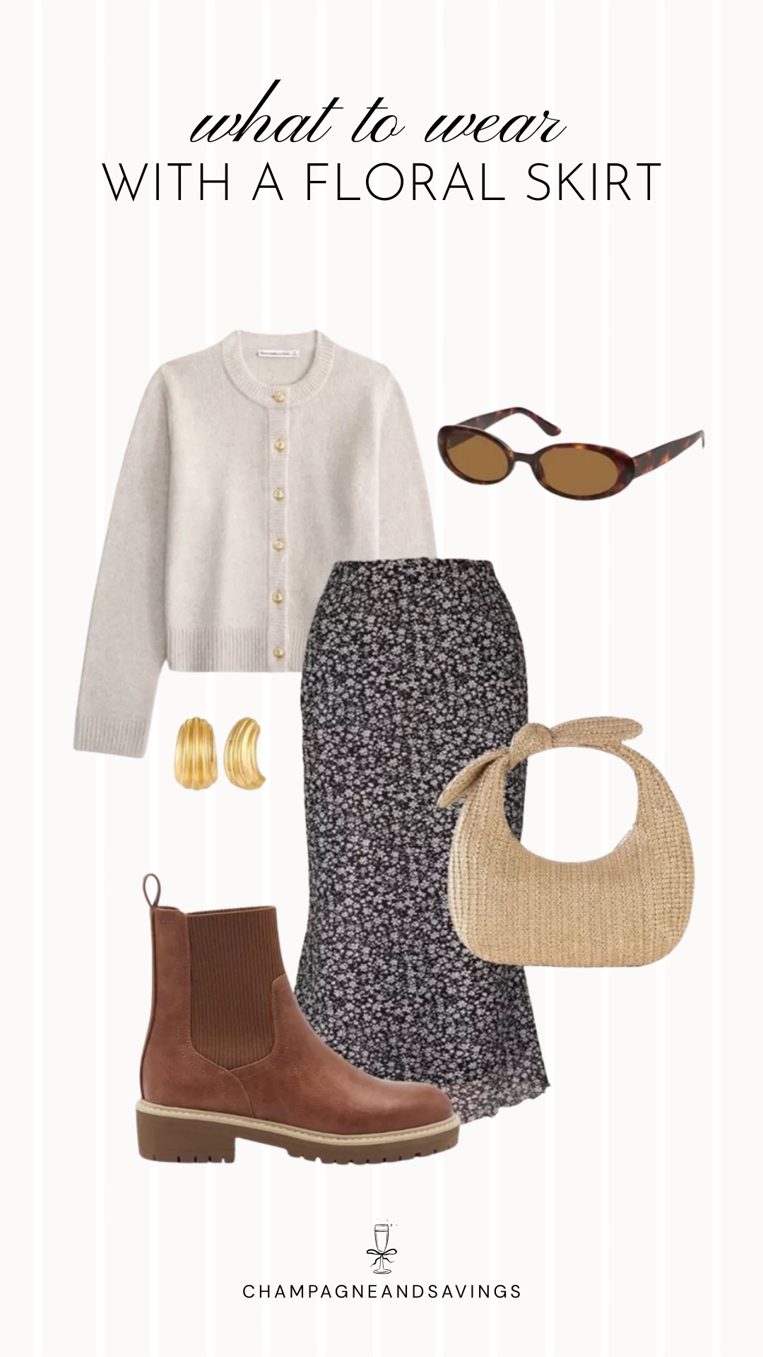 Floral skirt outfit 

#LTKootd