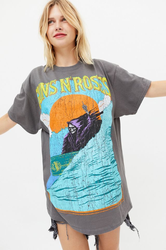 Guns N' Roses Surf T-Shirt Dress | Urban Outfitters (US and RoW)