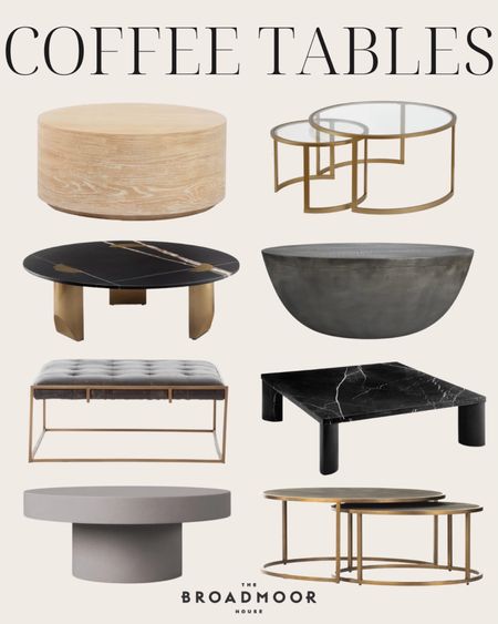 Coffee tables, living room, home furniture, round coffee table, square coffee table 

#LTKFind #LTKstyletip #LTKhome