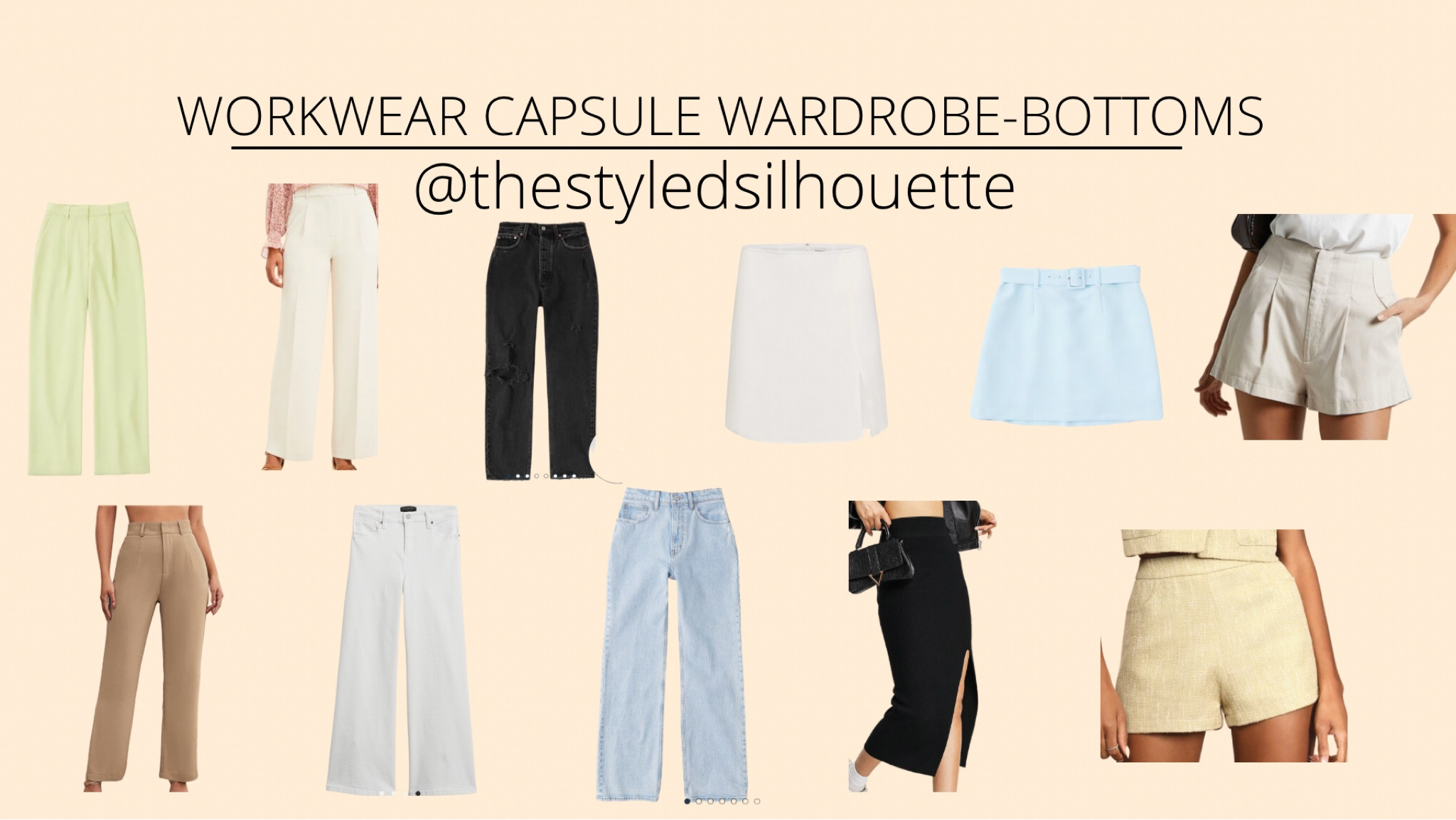 Summer work capsule wardrobe 

#LTKstyletip #LTKsalealert #LTKworkwear