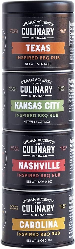 Urban Accents BBQ ROAD TRIP TOWER, Gourmet BBQ Rub Set, Grilling BBQ Rubs and Spices for Smoking ... | Amazon (US)