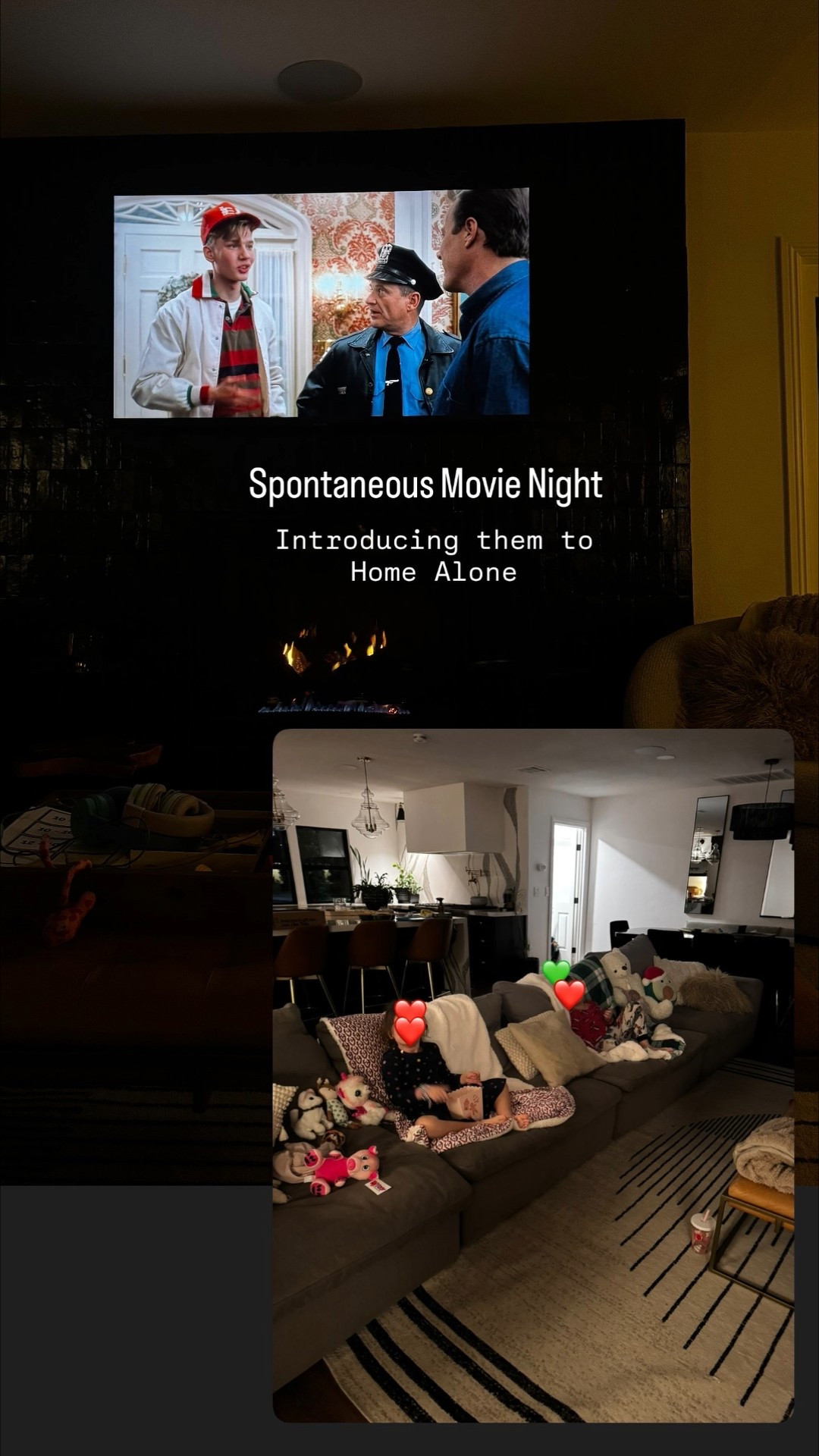 ❤️ 💚 Spontaneous Movie Night  Introducing them to 
Home Alone ❤️ ❤️