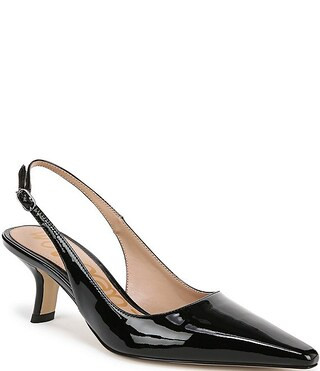 Sam Edelman Bianka Patent Leather Pointed Toe Slingback Pumps | Dillard's | Dillard's