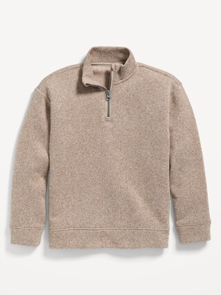 Sweater-Fleece Quarter-Zip Pullover Sweater for Boys | Old Navy (US)