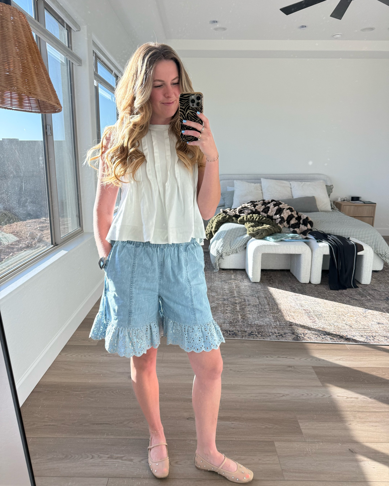 These Free People shorts are such a fun add to my summer wardrobe. They have a stretchy waistband, the lace bottoms are right on trend!

#LTKootd #LTKmomlife #LTKSeasonal