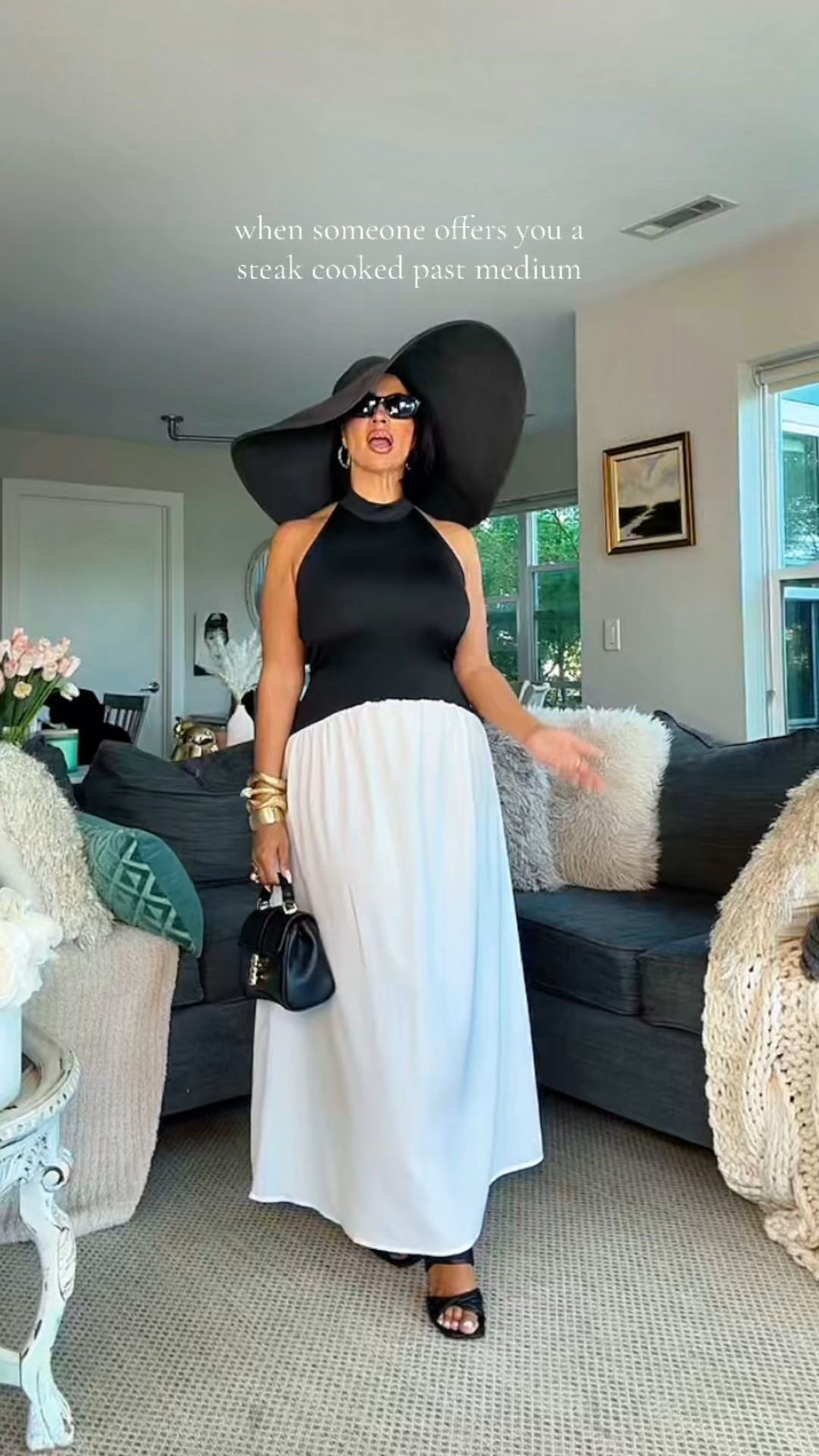 Bougie summer has returned 🖤

Sizing ⬇️

5’3 
Size 8 / Medium
Bust: 34DDD
Waist: 28”
Hips: 43”
Wearing Size Medium 

over 40, millennial, petite, petite curvy, curvy, size 8, midsize, summer outfit, boat outfit, yacht outfit, heeled sandals, beach hat, basque waist dress 

#LTKSummerEdit #LTKOver40 #LTKPetite