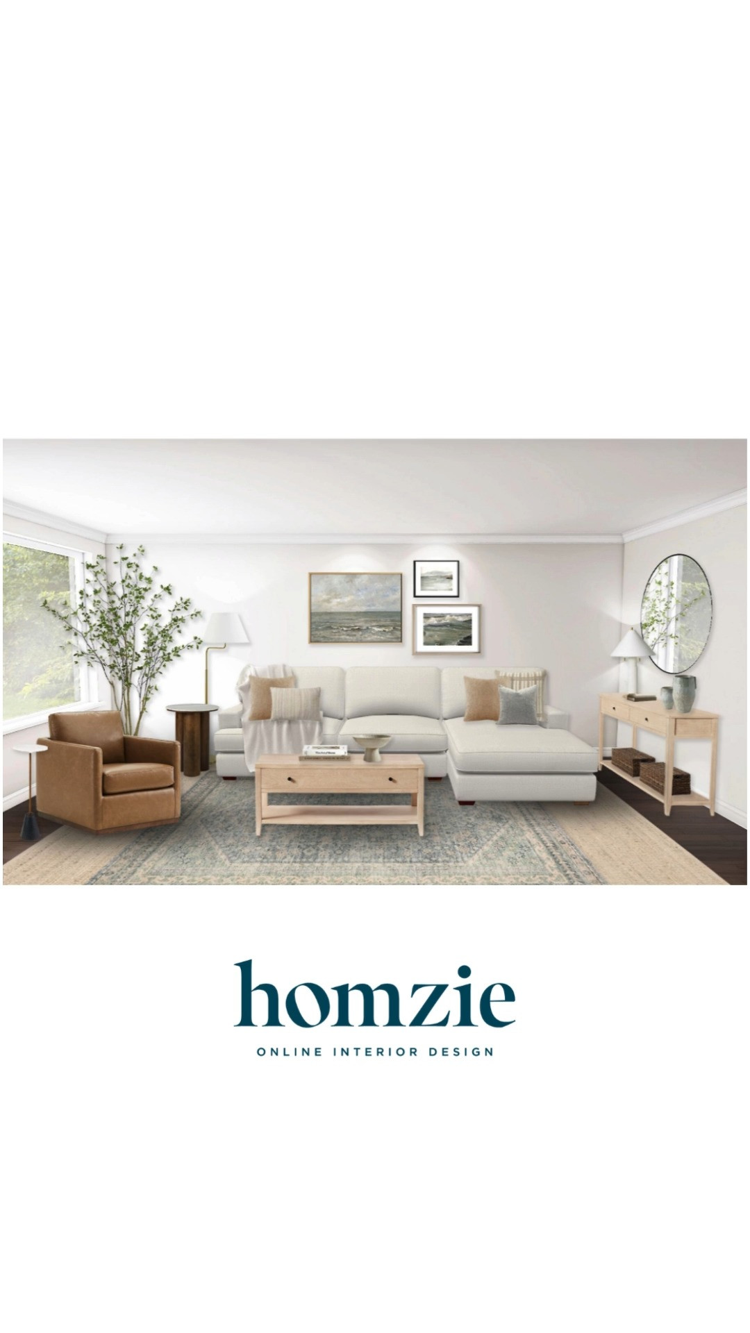 Neutral living room design featuring wall sconces, rugs, side tables, floor trees, wall art, accent pillows, decor, etc.#LTKFinds #LTKFavorites #HomeStyleDaily 

 #LTKStyleTip #LTKFamily

#LTKHome #LTKHome