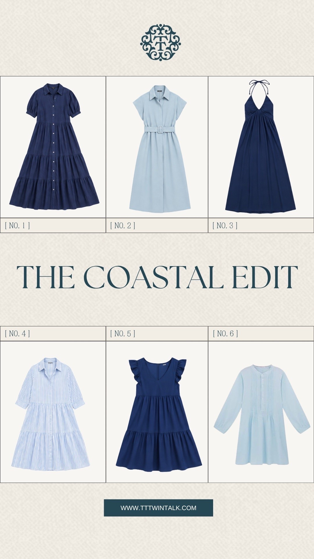The coastal edit, but in dress form. These shades of blue and easy silhouettes feel like exactly what you want for warm days, weekend plans, and anything near the water. Such pretty pieces to wear all season.

#LTKOver40 #LTKSeasonal #LTKMidsize