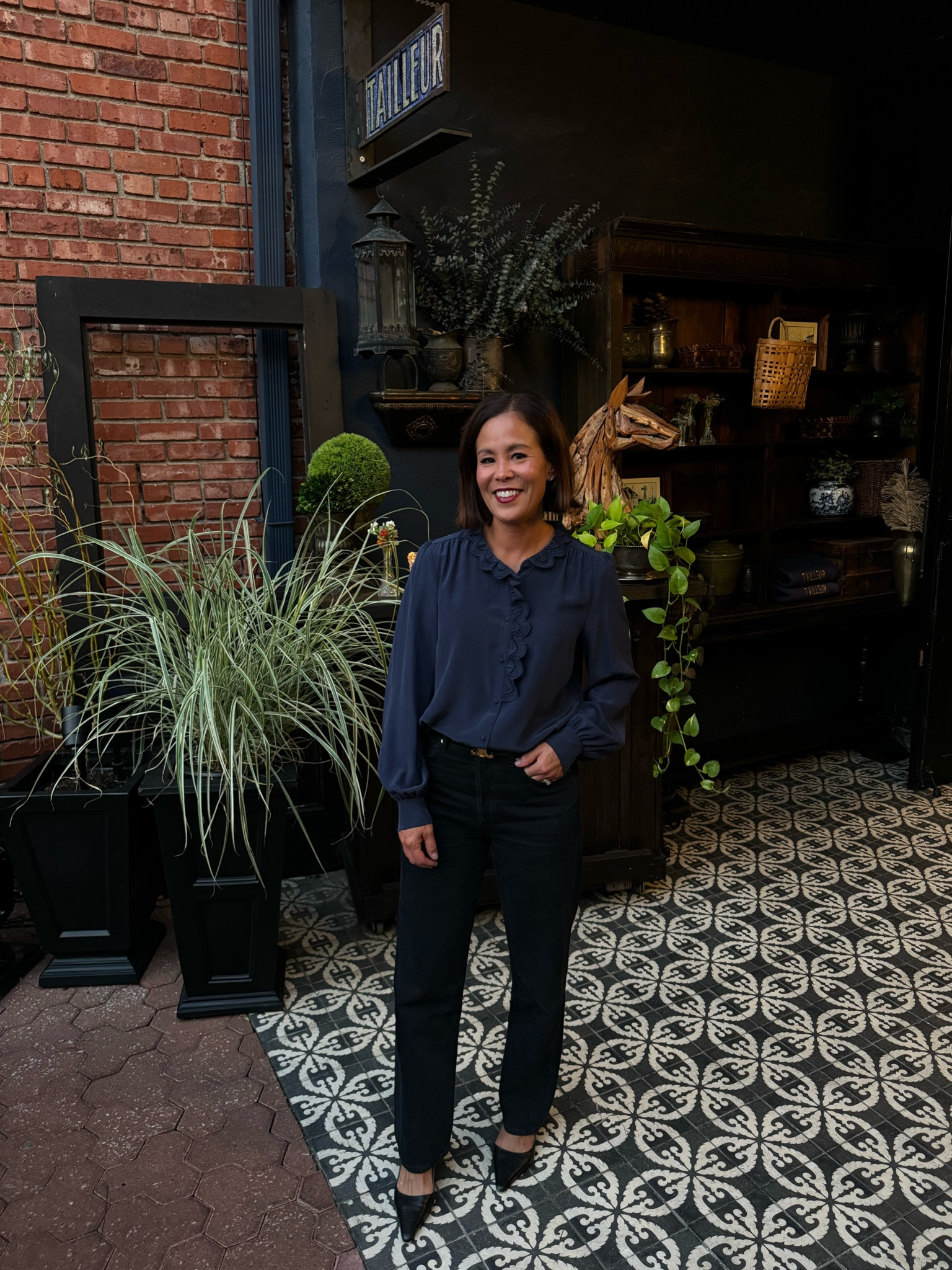 Dinner Look 
Sèzane Chlo Top- I wear a size 6
Agolde Straight Leg Denim- wear my normal size 
Sam Edelman Slingbacks- wear my normal size 

#LTKSeasonal #LTKOver40 #LTKStyleTip