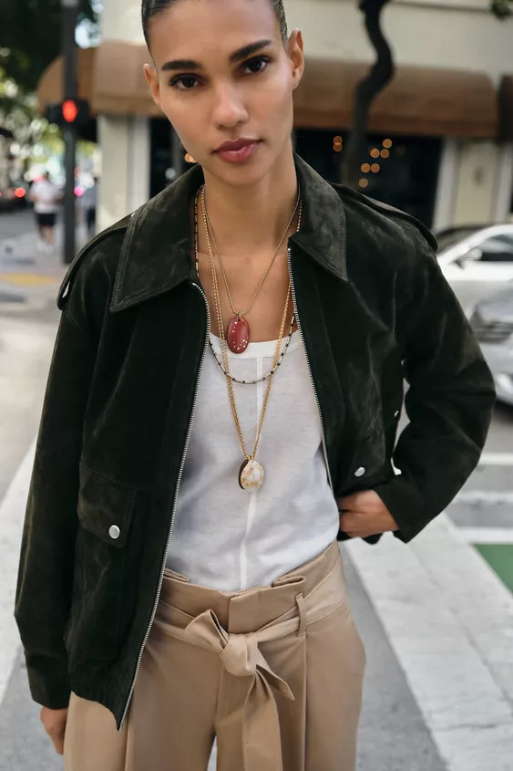 PACK OF 3 NECKLACES WITH STONES AND SPARKLES | Zara US