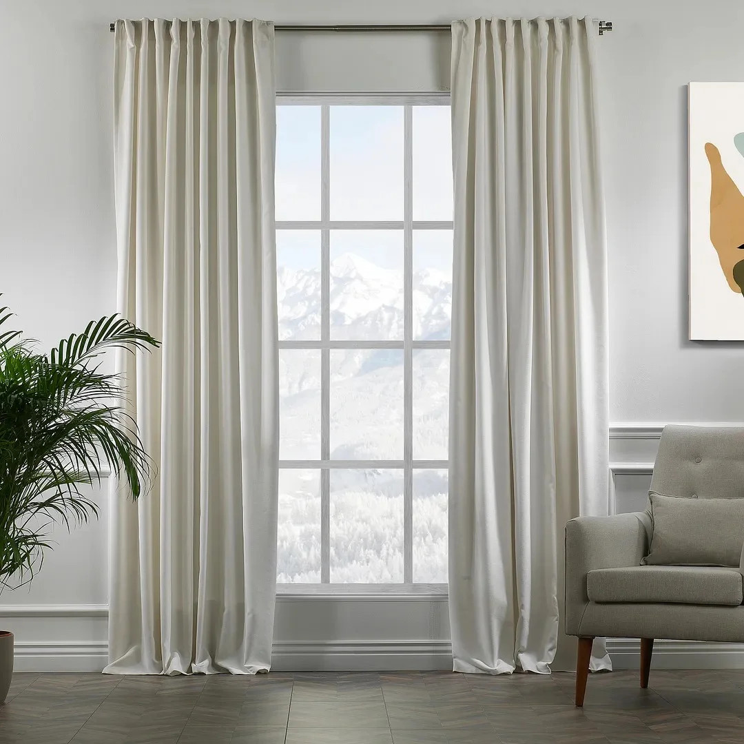 Extra Long & Extra Wide Decorative Curtain Single Panel | Wayfair UK