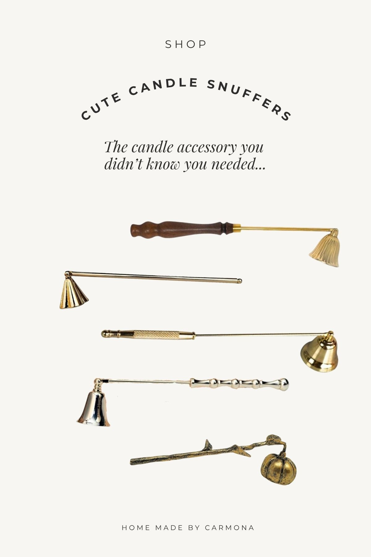 Cute candle snuffers | Candle accessories for a cozy home 

 #LTKHome