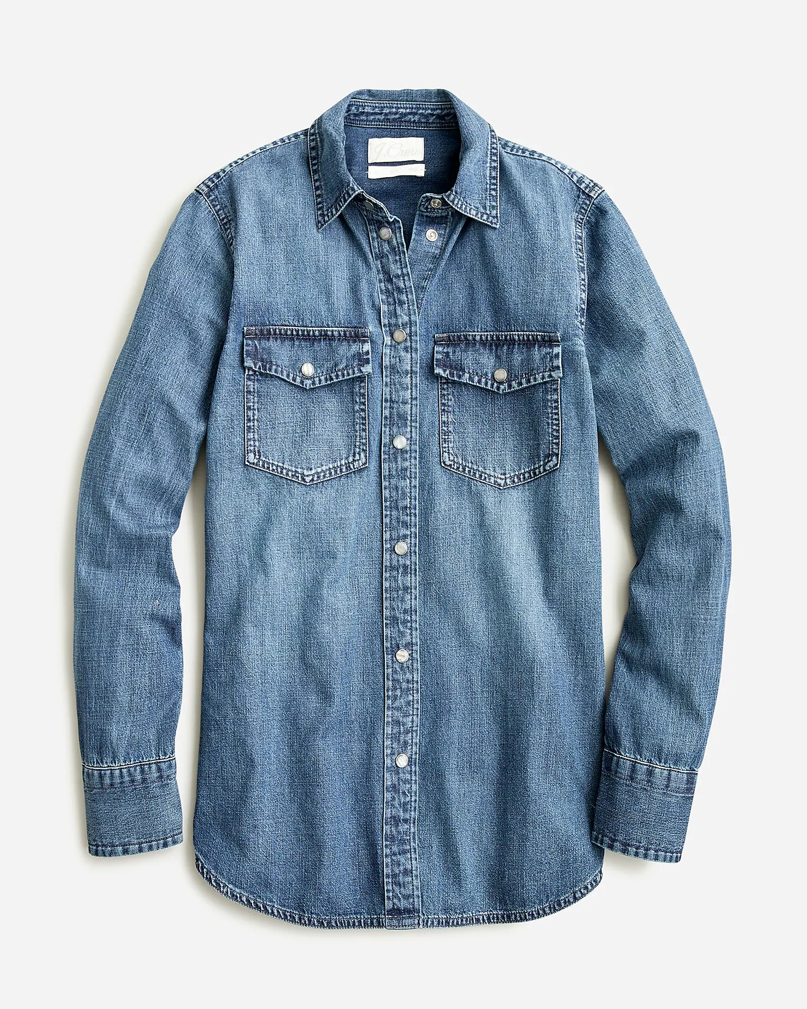Slim-fit chambray shirt | J. Crew US