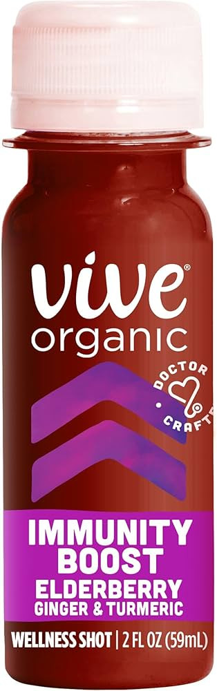 Vive Organic Elderberry Immunity Boost Wellness Shot, 2 fz | Amazon (US)