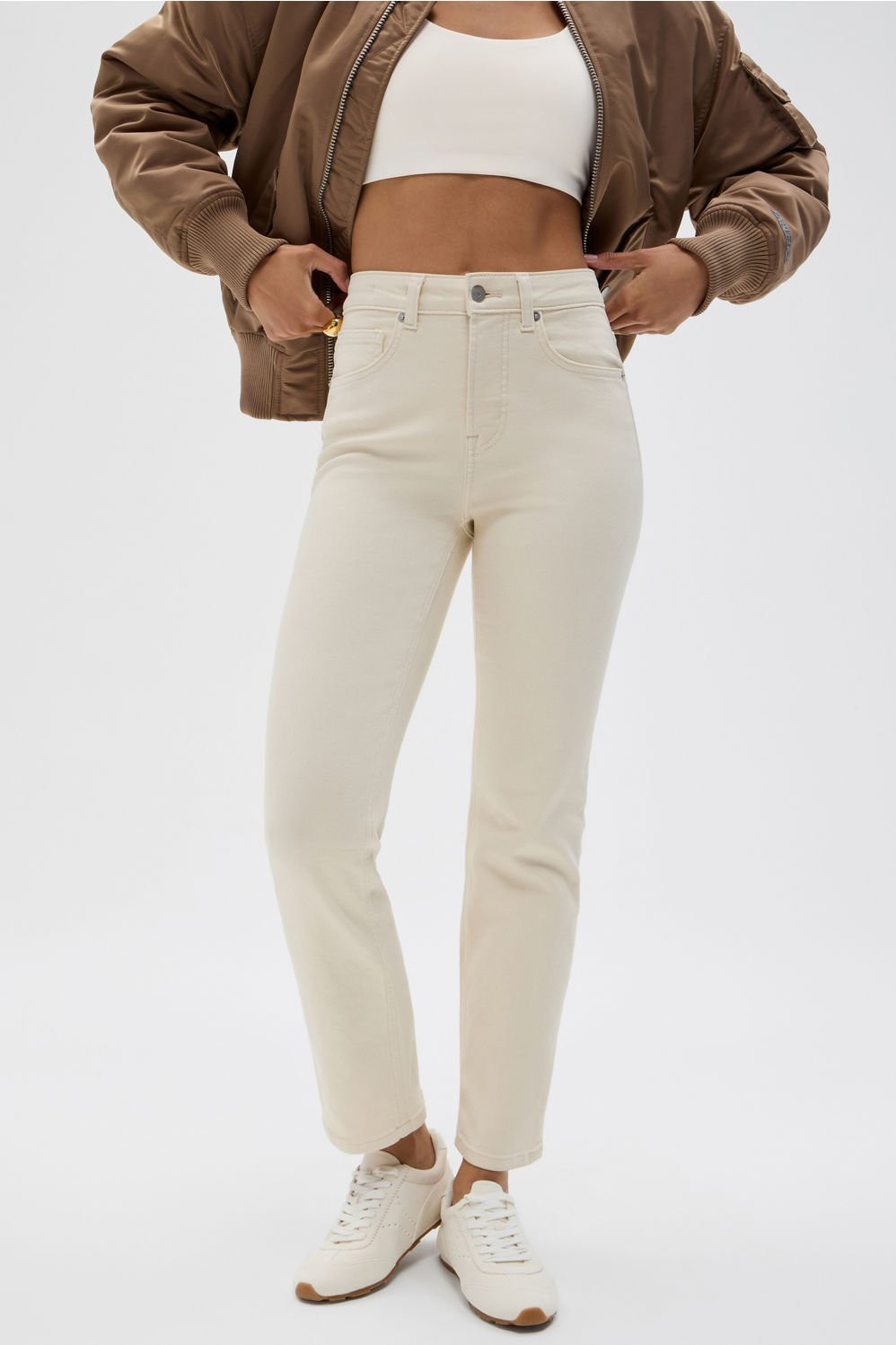 High Rise Straight Jean | Fabletics