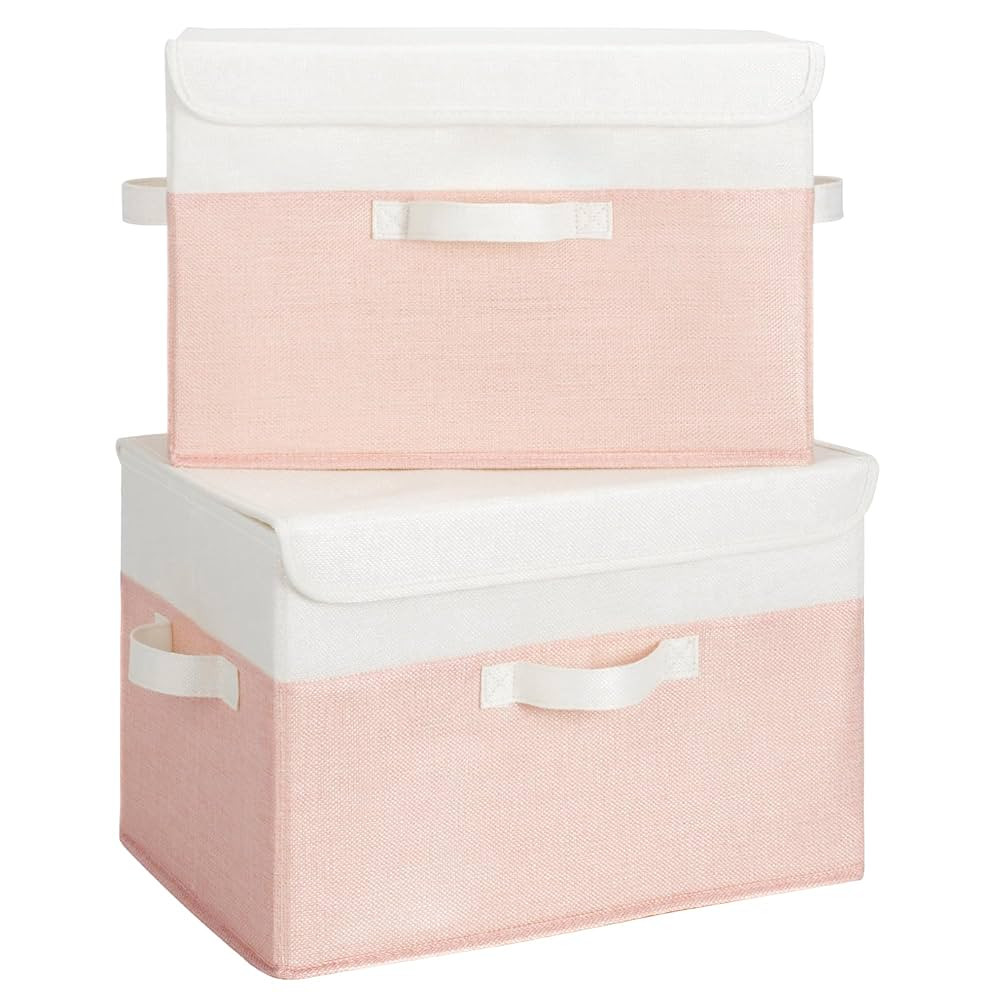 GRANNY SAYS Storage Bins with Lids, Decorative Storage Boxes, Shelf Baskets, Closet Storage Bins ... | Amazon (US)