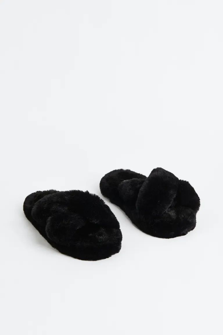 Slippers - Black - Ladies | H&M US | H&M (US)
