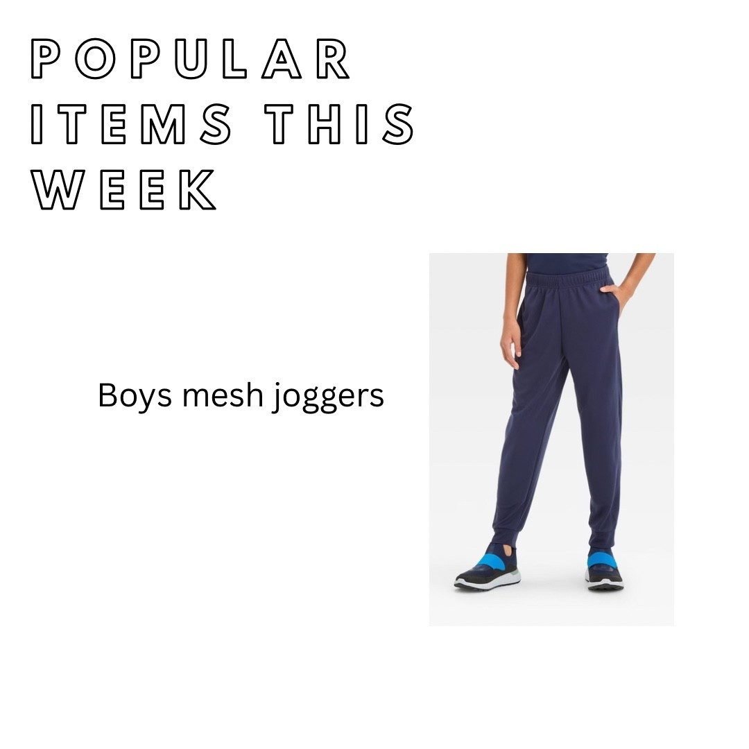 Boys athletic wear - grabbed a mesh and dry fit style for my son for the fall. 


@Target #boys #under15 #boysjoggers #joggers #boysathleisure
