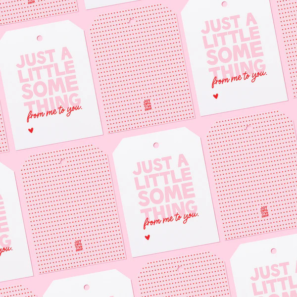 Valentine Just A Little Something Gift Tags | Joy Creative Shop
