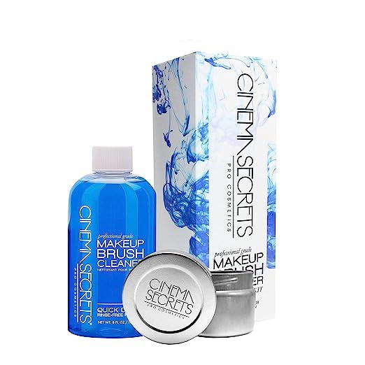 Cinema Secrets Pro Cosmetics Professional Makeup Brush Cleaner Pro Starter Kit 8Fl Oz +Tin | Amazon (US)