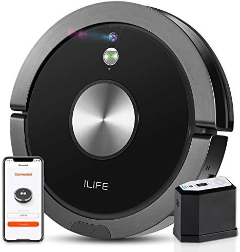 ILIFE A9 Robot Vacuum, Mapping, Wi-Fi Connected, Cellular Dustbin, Strong Suction, 2-in-1 Roller ... | Amazon (US)