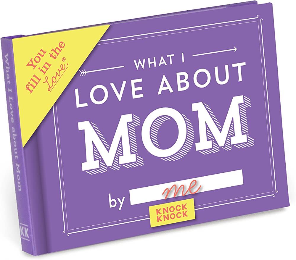 Knock Knock What I Love about Mom Fill in the Love Book Fill-in-the-Blank Gift Journal, 4.5 x 3.2... | Amazon (US)