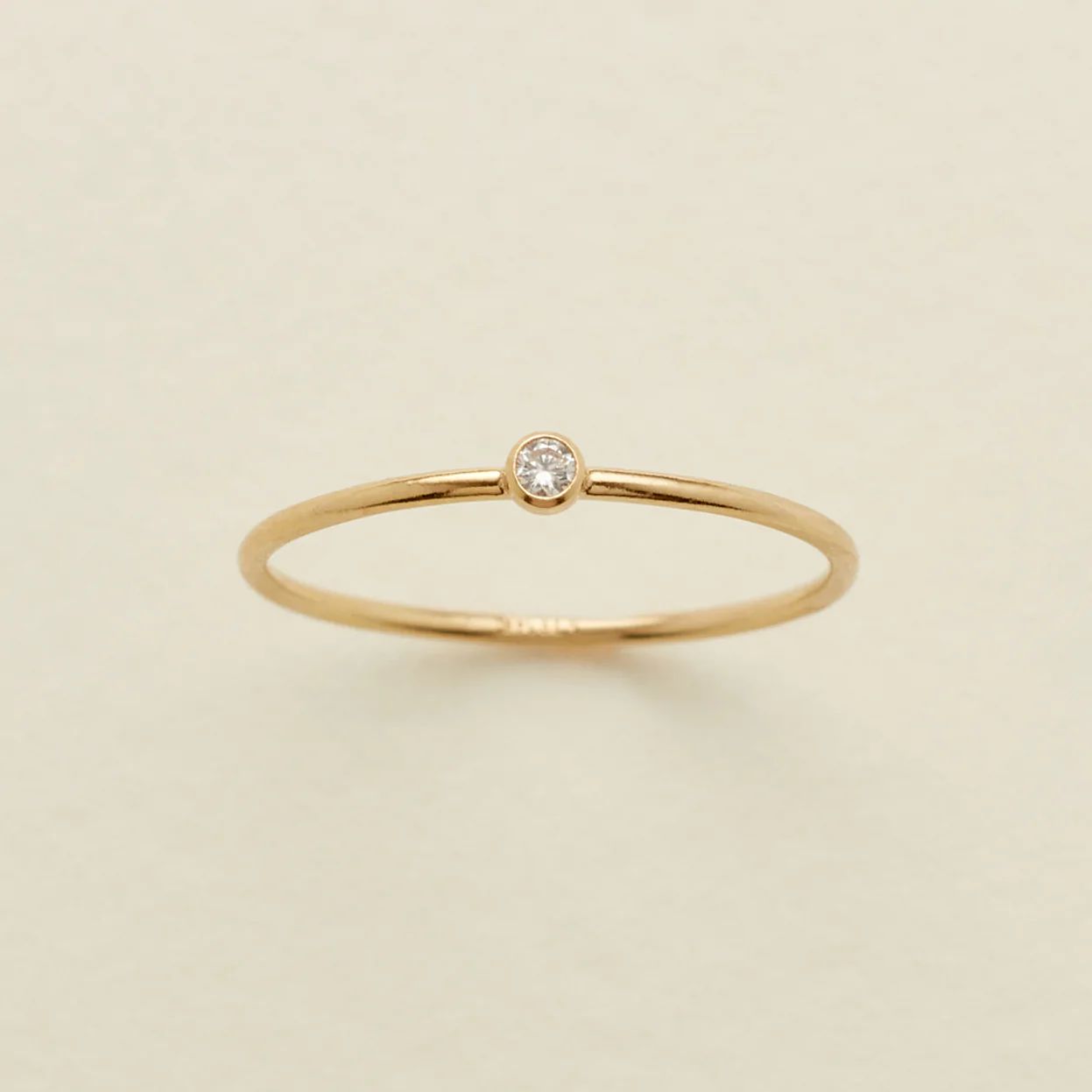 April Birthstone Ring | Made by Mary (US)