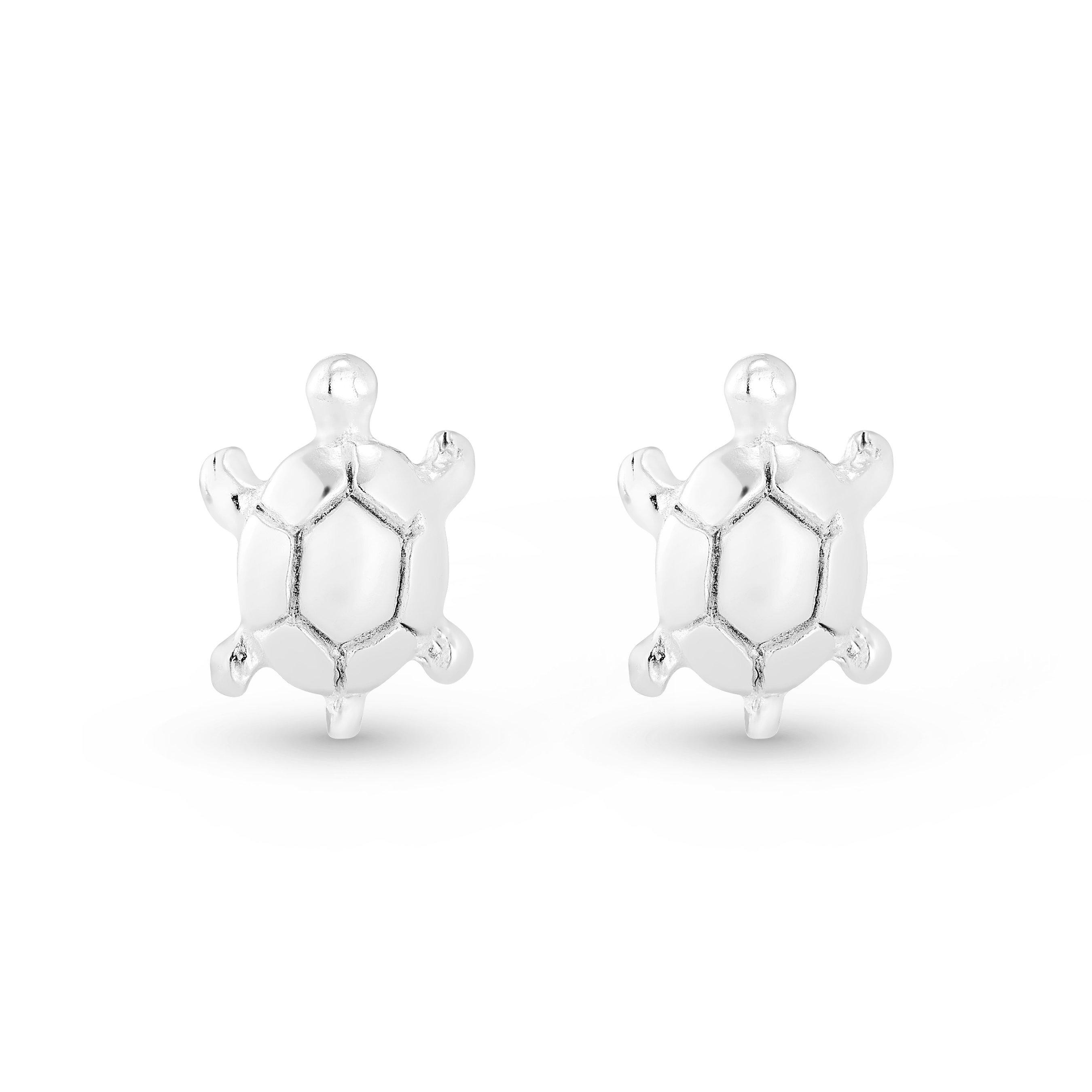 Beaverbrooks Silver Turtle Stud Earrings  | 0156681 | Beaverbrooks | Beaverbrooks