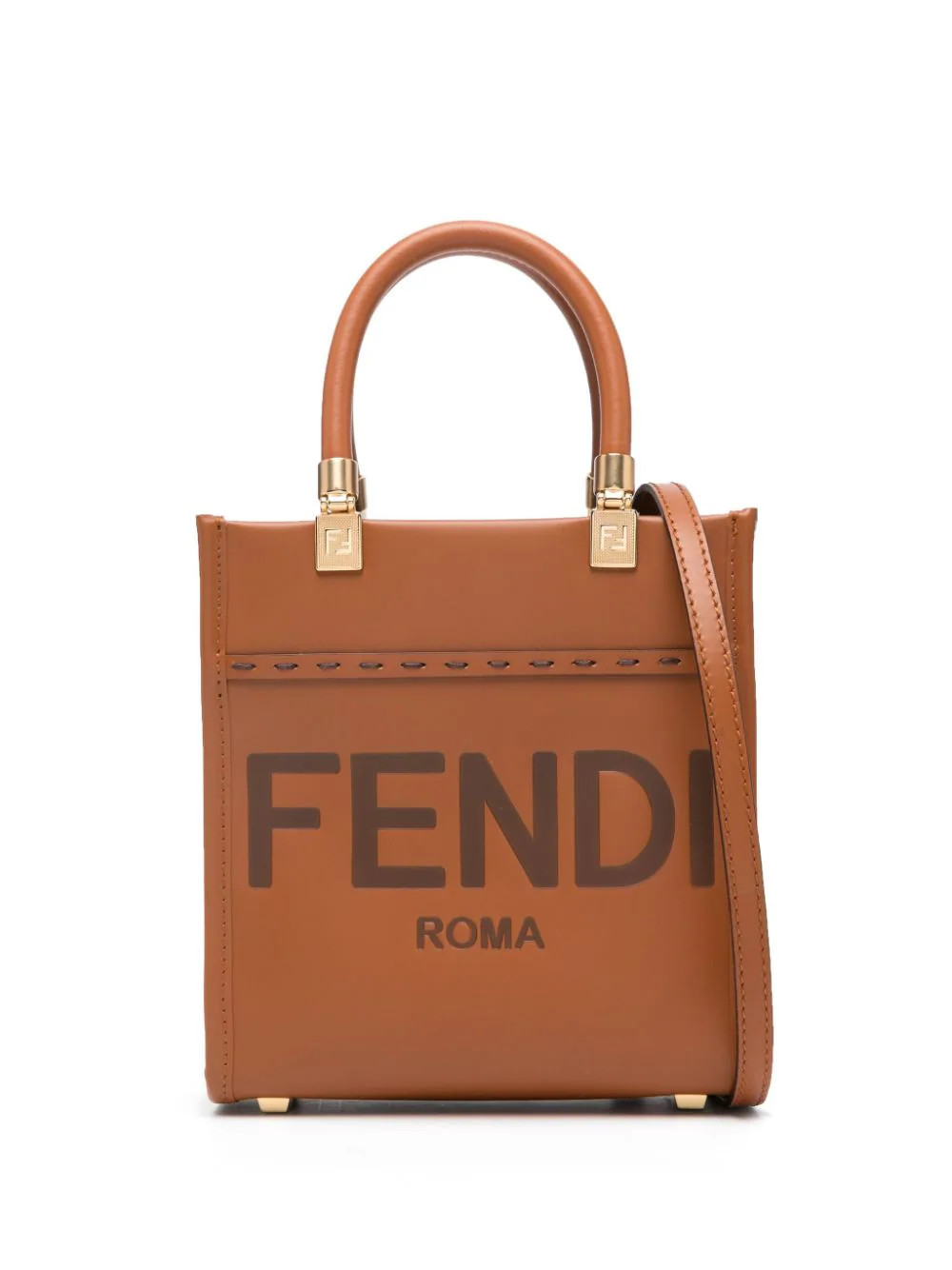 FENDI Sunshine mini bag - Brown | Farfetch Global