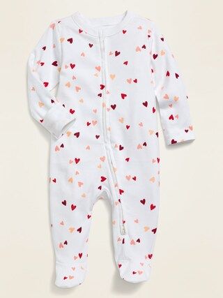 Unisex Printed Footie Pajama One-Piece for Baby | Old Navy (US)