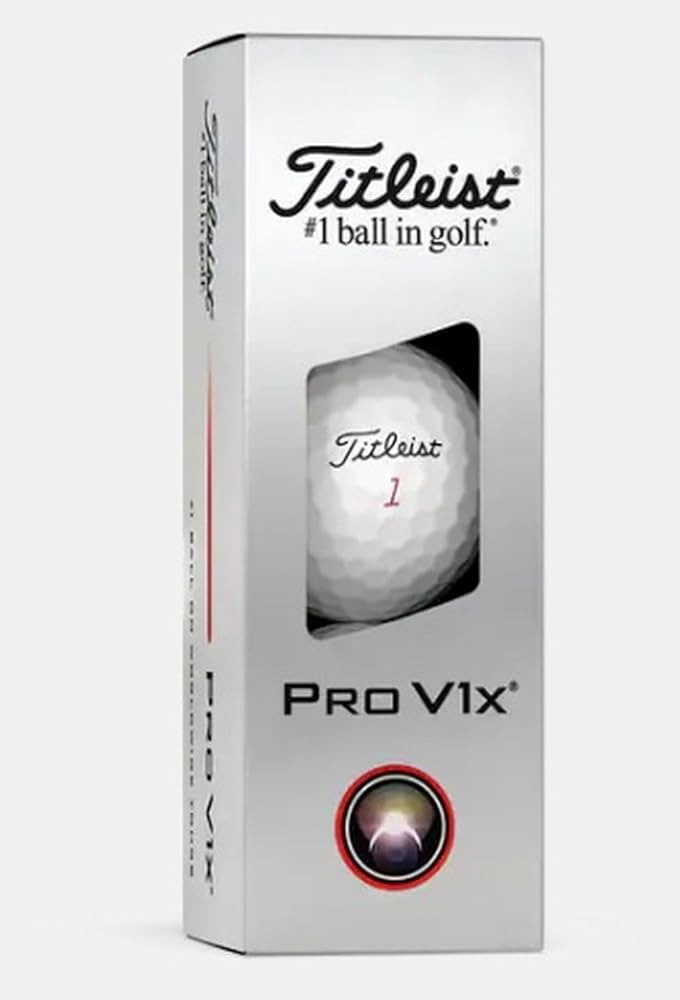Titleist Pro V1x Golf Balls (White, 3pk) 1 Sleeve 2025 | Amazon (US)