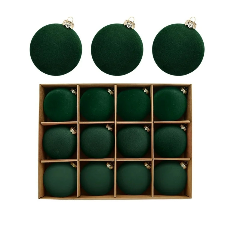 Velvet Ornaments for Christmas Tree,Christmas In July Decorations,Velvet Christmas Ball Ornaments... | Walmart (US)