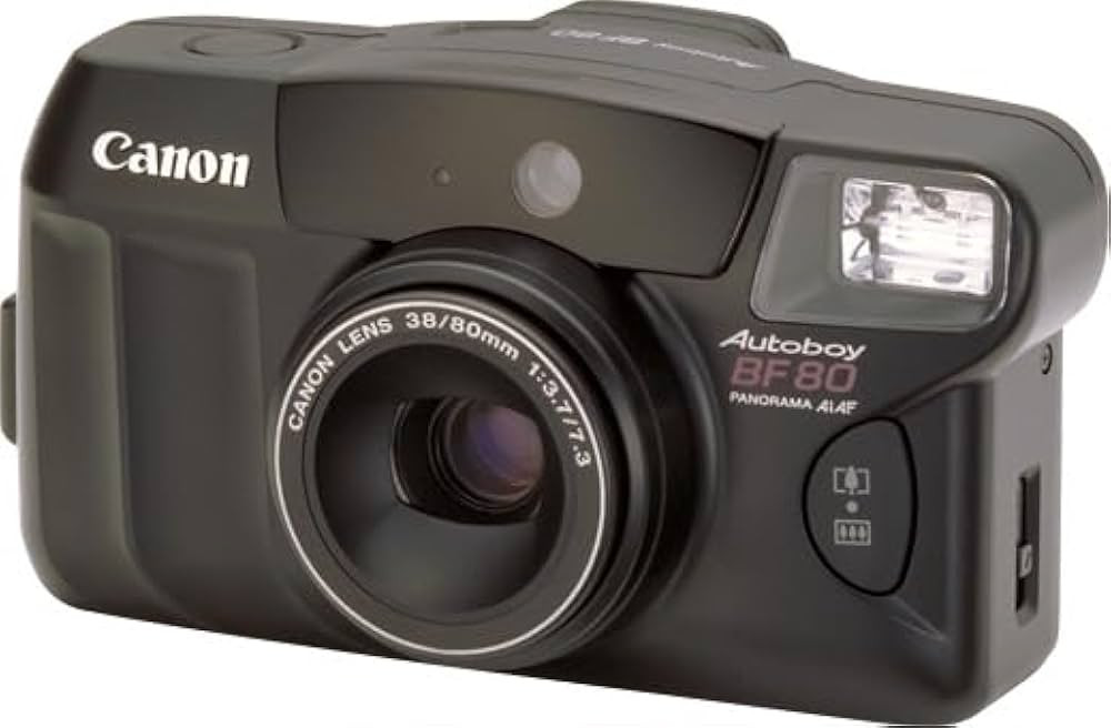 Canon Sure Shot 80 Tele SAF 35mm Film Camera w/ Canon 38-80mm Lens (Black) | Amazon (US)