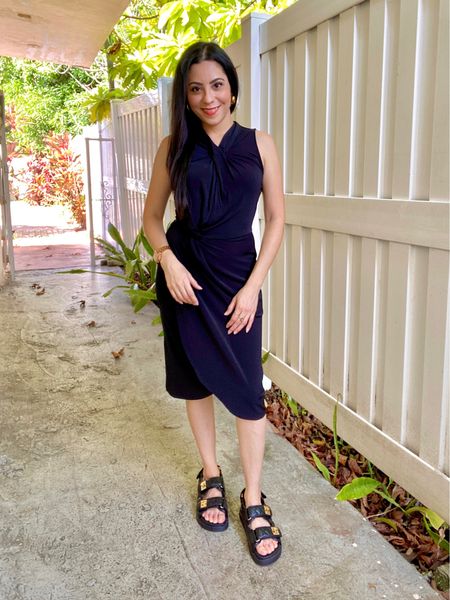 Wearing a twist wrap dress in size extra small. Fits so nice and feels comfy! Amazon essentials 

#LTKstyletip #LTKSeasonal #LTKunder50