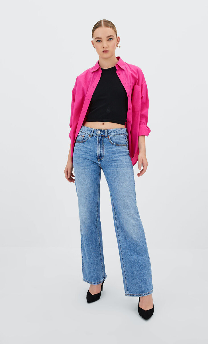 Seamless racer top - Women's fashion | Stradivarius United Kingdom | Stradivarius (UK)