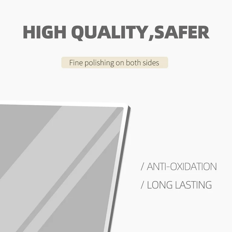 Eyliden 65*24in Aluminum Full Length Mirror Floor Mirrors with Stand Full Body Dressing Bedroom,L... | Walmart (US)