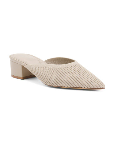 Teddy Knit Slip On Mules | TJ Maxx